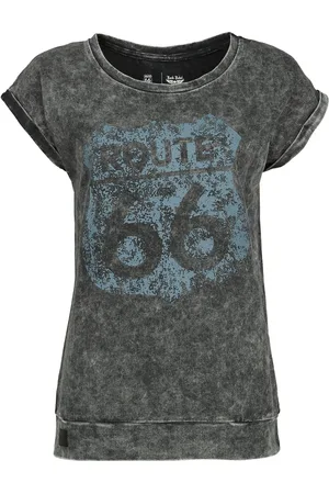 Rock Rebel T-Shirt di - Rock Rebel X Route 66 - T-Shirt - S a M - Donna