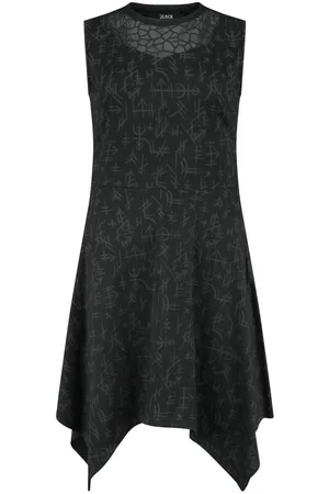 EMP Abito media lunghezza di - Dress With Runes Alloverprint - S a XL - Donna