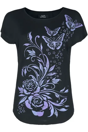 Full Volume T-Shirt di - T-Shirt with Print and Mesh Back - XS a XXL - Donna