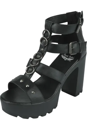 Rock Rebel Tacco alto di - High Heels With Rivets And Rings - EU37 a EU41 - Donna