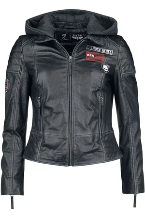 Rock Rebel Giacca di pelle di - Rock Rebel X Route 66 - Leather Jacket - S a XXL - Donna