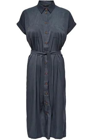 ONLY Abito media lunghezza di - Onlhannover S/S Shirt Dress - 36 a 38 - Donna