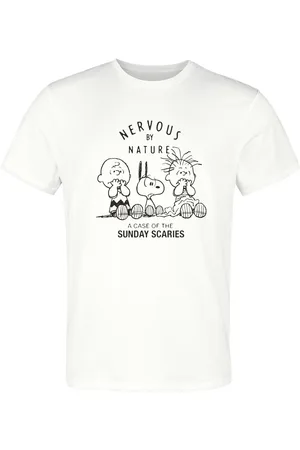 Peanuts T-Shirt di - Nervous By Nature A Case Of The Sunday Scaries - S a 3XL - Uomo