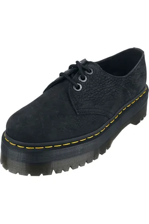 Dr. Martens Scarpe basse di - 1461 Quad II - Charcoal Grey Tumbled Shoes - EU40 - Unisex
