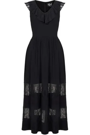 Hell Bunny Abito lungo di - Mortem Maxi Dress - XS a 4XL - Donna
