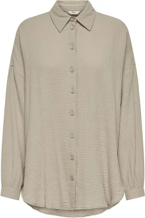 ONLY Camicia Maniche Lunghe di - Onlthyra Oversized Shirt NOOS - XS a S - Donna
