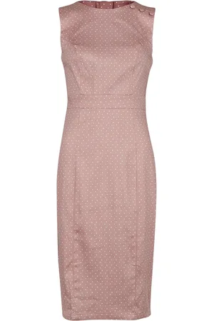 H&R London Abito media lunghezza Rockabilly di - Elodie Polka Dot Wiggle Dress - XS a L - Donna
