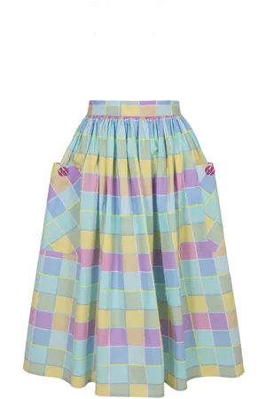 Hell Bunny Gonna al ginocchio di - Skye Skirt - XS a M - Donna
