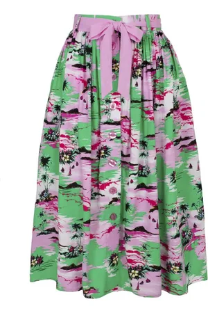 Hell Bunny Gonna al ginocchio di - Kai Skirt - XS a XL - Donna
