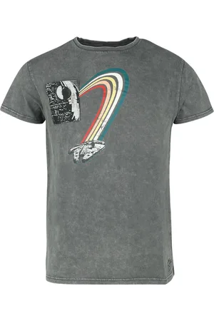 STAR WARS T-Shirt Disney di - Millenium Falcon Nostalgia - L - Uomo