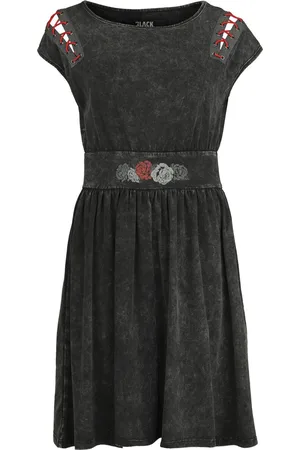 EMP Abito media lunghezza di - Cut Out Dress with Roses - S a XL - Donna