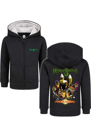 Heavysaurus Giacche con cappuccio bambini di - Metal-Kids - Pommesgabel - 92 a 164 - Ragazzi & Ragazze