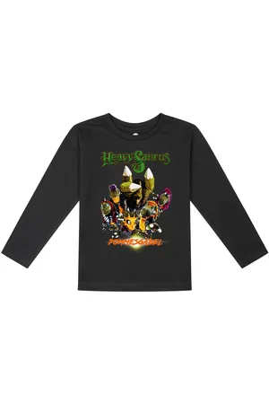 Heavysaurus Maniche lunghe di - Metal-Kids - Pommesgabel - 92 a 164 - Ragazzi & Ragazze