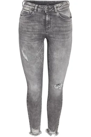 Noisy May Jeans di - NMKIMMY NW DESTROY ANK SKNY AZ368MG NOOS - W27L32 a W28L32 - Donna