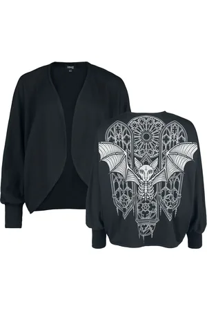 Gothicana Cardigan Gothic di - Cardigan with batwing sleeves - XS-M a L-2XL - Donna