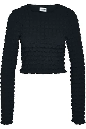 Noisy May Maglia Maniche Lunghe di - Nmzahara L/S O-Neck Top WVN - M - Donna