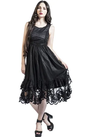 Gothicana Abito media lunghezza Gothic di - Lacedress - M a XL - Donna