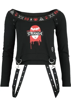 Gothicana Maglia Maniche Lunghe Gothic di - Gothicana X Emily the Strange long sleeve - S a XXL - Donna