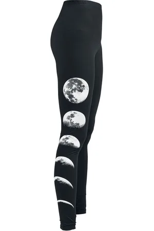 Gothicana Leggings Gothic di - Leggings with Moon - S a XXL - Donna