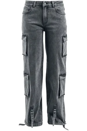 RED by EMP Pantaloni modello cargo di - Ladies Cargo Denim - W27L32 a W30L32 - Donna