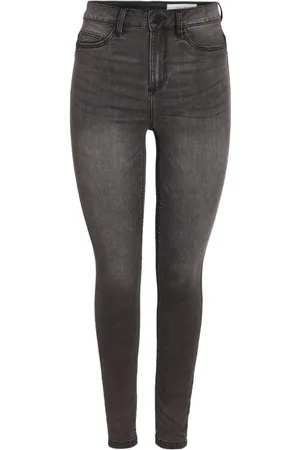 Noisy May Jeans di - NMCALLIE HW SKINNY JEANS VI508MG FWD NOOS - W25L30 a W28L32 - Donna