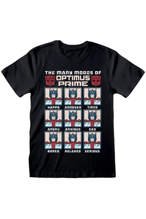 TRANSFORMERS T-Shirt di - Many moods of Optimus Prime - S a XXL - Uomo