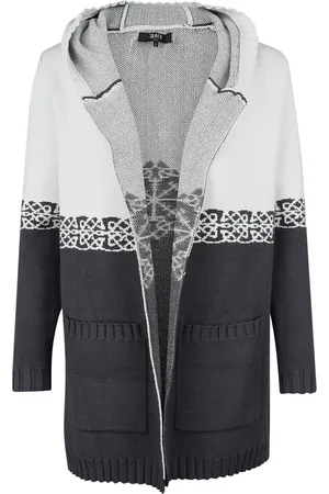 EMP Cardigan di - Chunky Knitted Keltic Cardigan - S a XXL - Donna