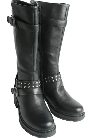 Gothicana Stivali di - High Biker Boots - EU37 a EU41 - Donna
