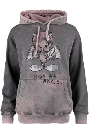 LOONEY TUNES Felpa con cappuccio di - Tweety - Not an Angel - S a XXL - Donna