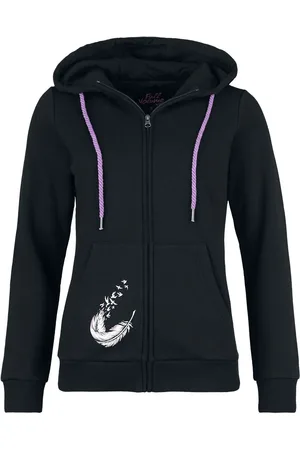 Full Volume Felpa jogging di - Back Wing Zipped Hoodie - S a XL - Donna