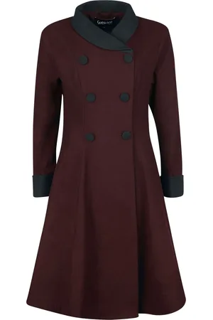 Gothicana Cappotti Gothic di - Ophelia Coat - S a XXL - Donna