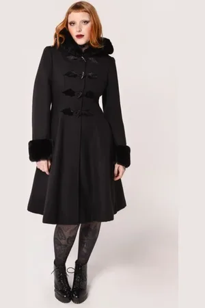 Hell Bunny Cappotti Gothic di - Batilda Coat - XS a XL - Donna