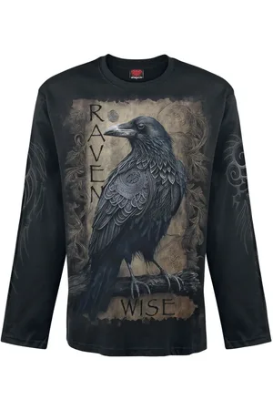 Spiral Maglia Maniche Lunghe di - Raven Wise - M a XXL - Uomo