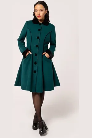 Hell Bunny Cappotti Gothic di - Harper Coat - XS a XL - Donna