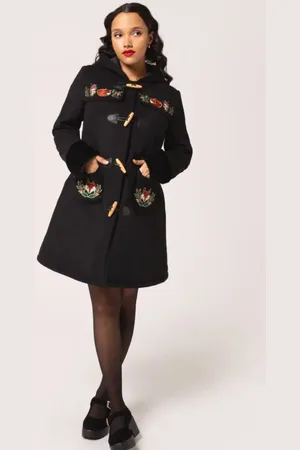 Hell Bunny Cappotti Gothic di - Basil Coat - XS a XL - Donna