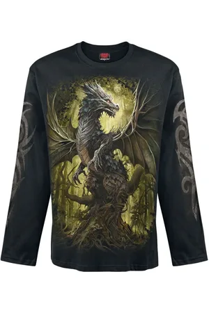 Spiral Maglia Maniche Lunghe di - Oak Dragon - M a XXL - Uomo