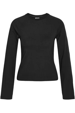 Noisy May T-Shirt di - NMKATINKA L/S RAGLAN TOP FWD JRS NOOS - XS a XL - Donna