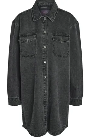 Noisy May Abito media lunghezza di - NMALVA L/S DENIM DRESS AZ387BL FWD NOOS - XS a S - Donna