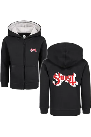 Ghost Giacche con cappuccio bambini di - Metal-Kids - Logo - 92 a 164 - Ragazzi & Ragazze