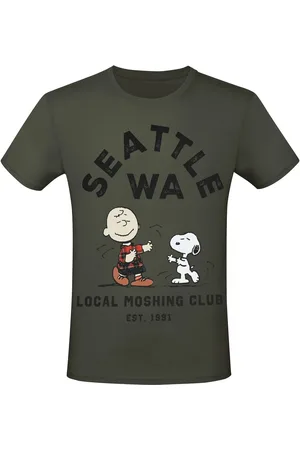 Peanuts T-Shirt di - SEATTLE WA - Local Moshing Club - S a 3XL - Uomo