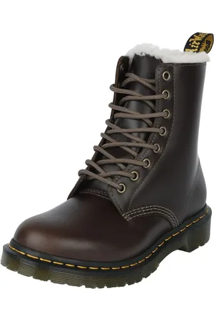 Dr. Martens Stivali di - 1460 Pascal Serena - Dark Khaki Orleans - EU36 a EU38 - Donna