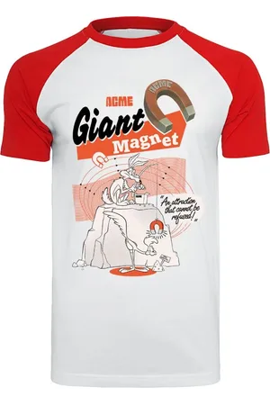 LOONEY TUNES T-Shirt di - Wile E. Coyote - Giant Magnet - S a XXL - Uomo
