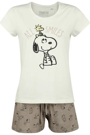 Peanuts Pigiama di - Snoopy und Woodstock - All Smiles - S a 3XL - Donna