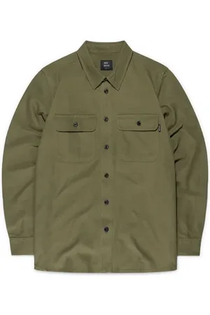 Vintage industries Camicia Maniche Lunghe di - Baron Shirt - S a M - Uomo
