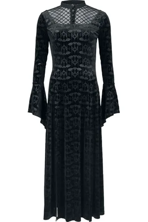 Banned Alternative Abito lungo Gothic di - Gothic Bat Dress - XS a XL - Donna