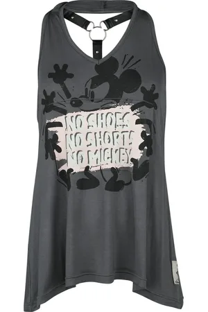 Minnie & Topolino Top collo Disney di - No Shoes No Shorts No Mickey - M - Donna