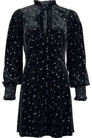Hell Bunny Abito media lunghezza Gothic di - Vela Dress - S - Donna