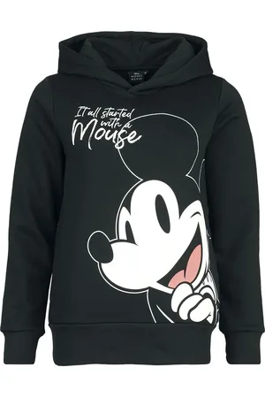 Minnie & Topolino Felpa con cappuccio Disney di - Mickey Mouse - It all started with a mouse - S a XXL - Donna