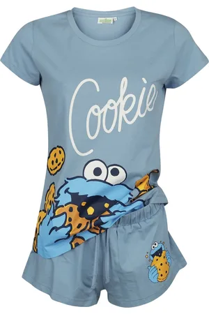 Sesamstraat Pigiama di - Krümelmonster - Cookie - S a 3XL - Donna