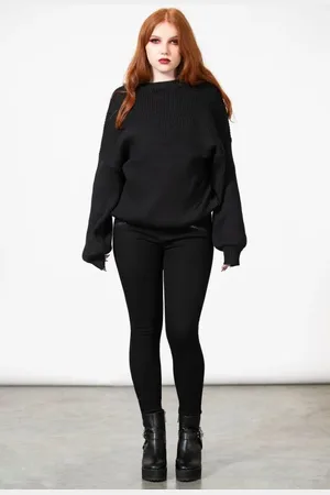 Killstar Maglione Gothic di - Belinda II Knit Sweater - S a L - Donna